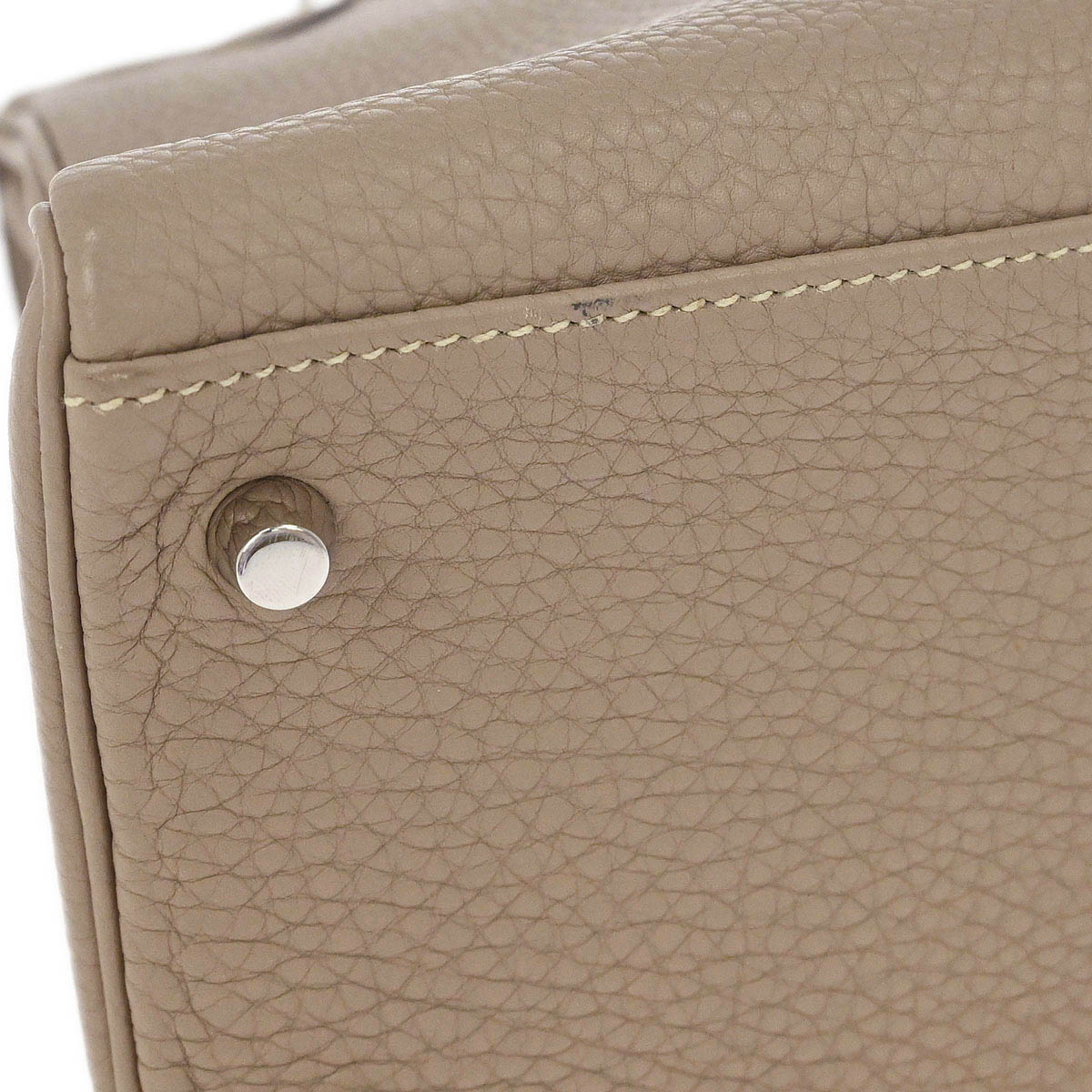 Hermes Argile Togo Kelly 32 Retourne 2way Shoulder Handbag