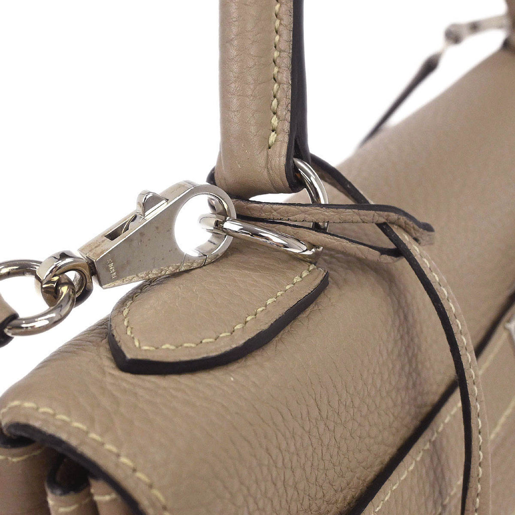 Hermes Argile Togo Kelly 32 Retourne 2way Shoulder Handbag