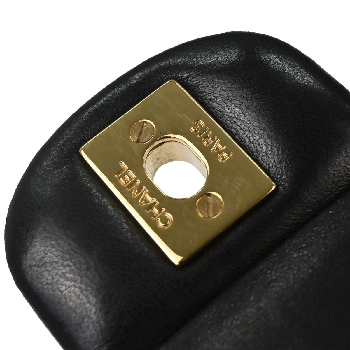 Chanel 2012 Black Lambskin Medium Classic Double Flap Shoulder Bag