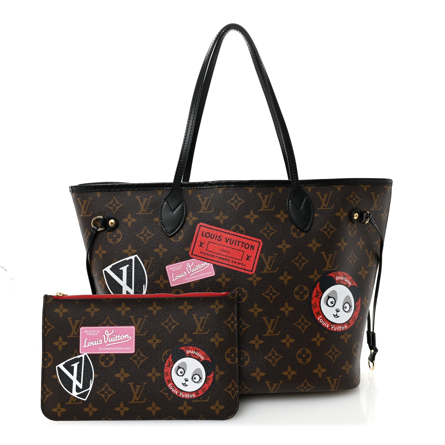 Louis Vuitton Monogram My LV World Tour Neverfull MM