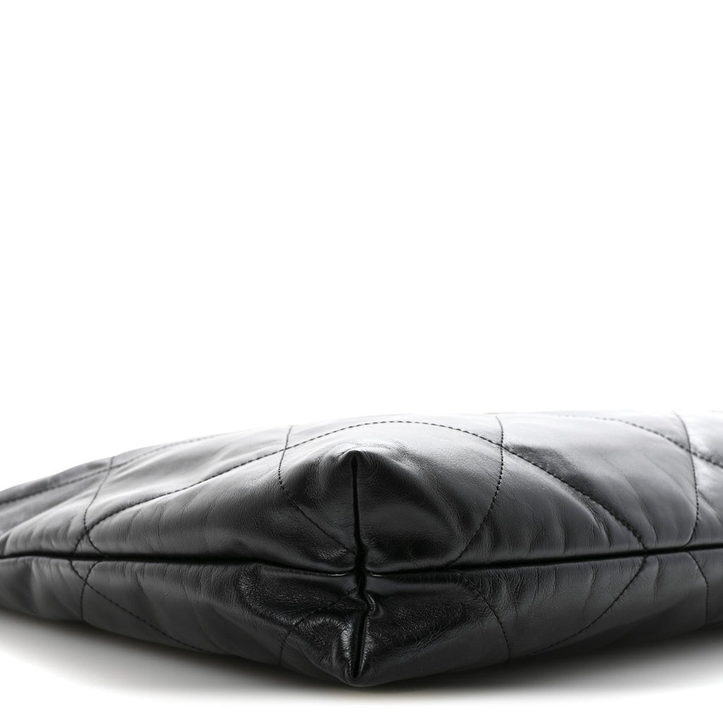 Chanel Shiny Calfskin Quilted Chanel 22 Black