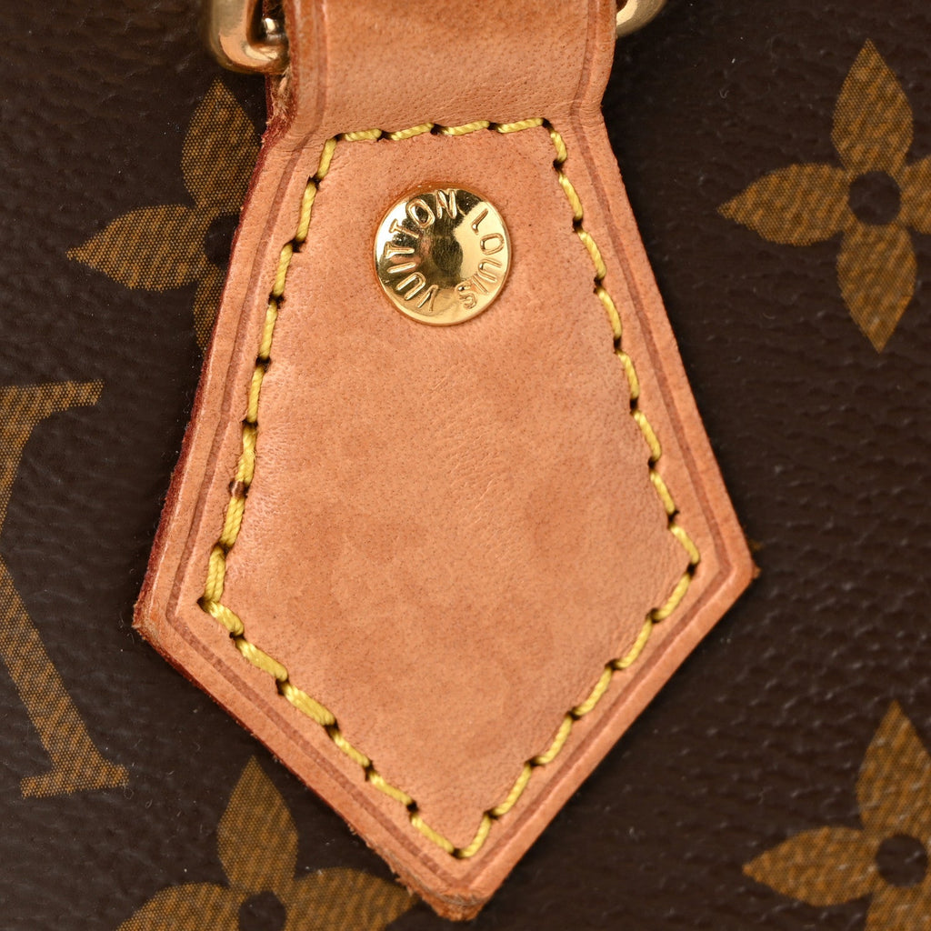 Louis Vuitton Monogram Speedy Bandouliere 20 Beige