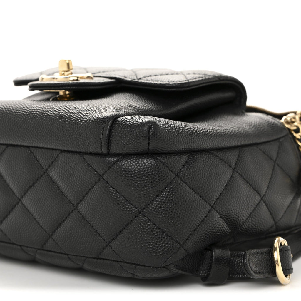 Chanel Caviar Quilted Small CC Day Backpack Black