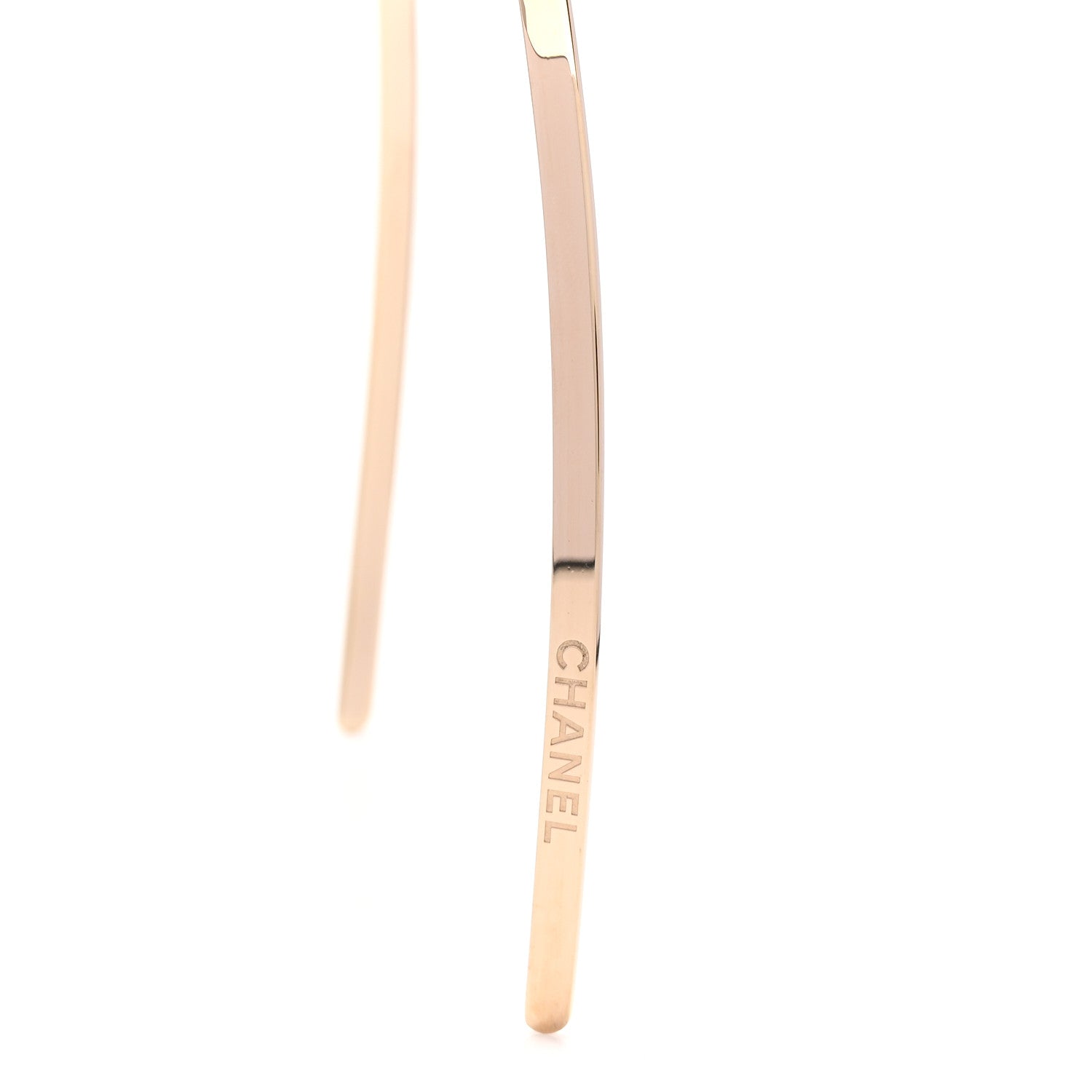 Metal CC Headband Light Gold