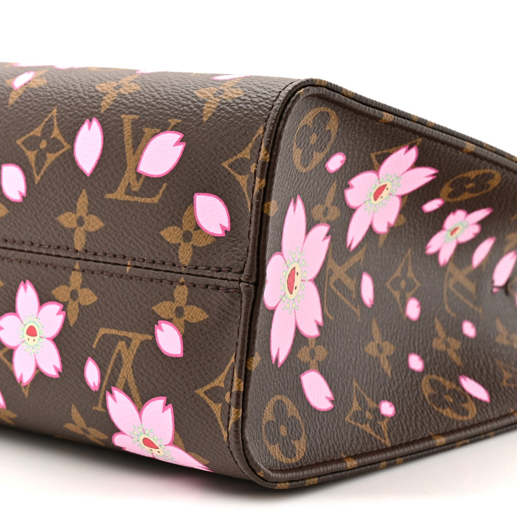 Louis Vuitton LV X TM Monogram Cherry Blossom Onthego PM Sakura Brown