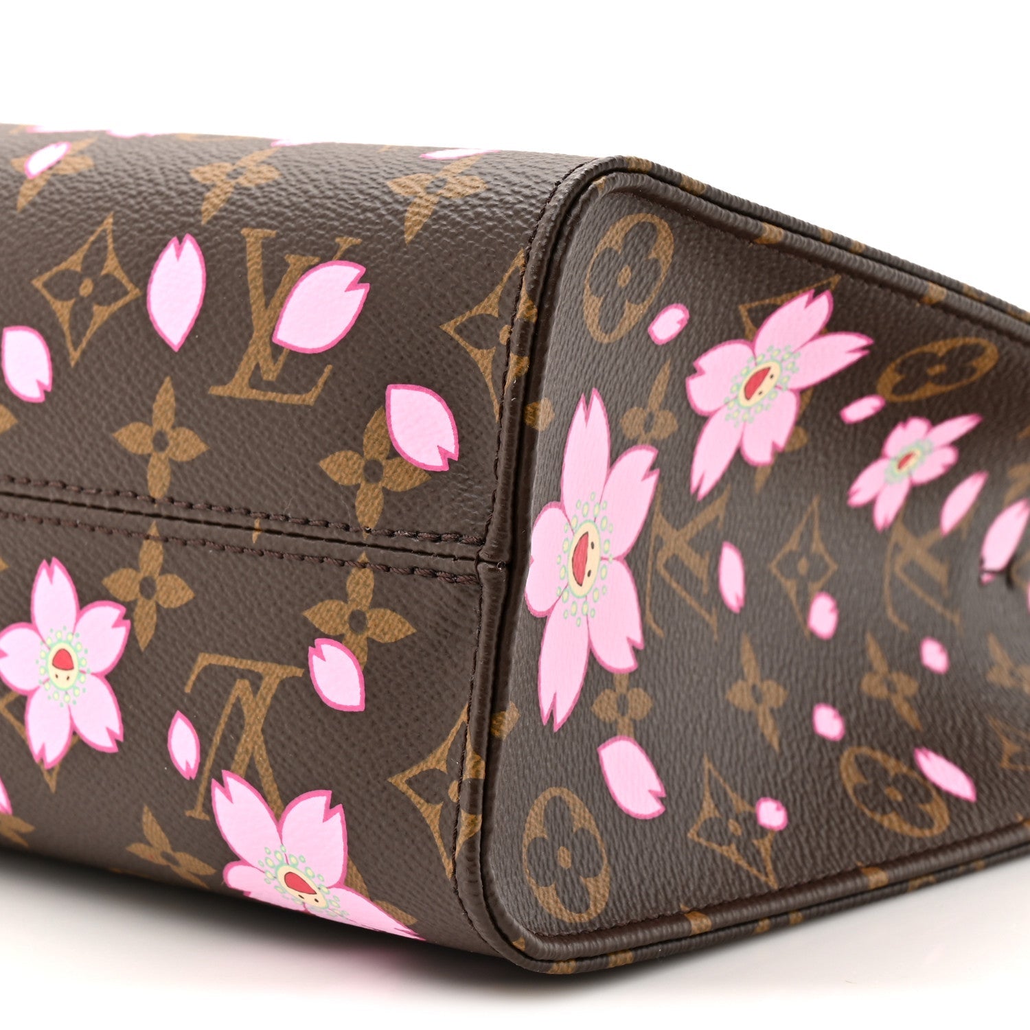 Louis Vuitton LV X TM Monogram Cherry Blossom Onthego PM Sakura Brown