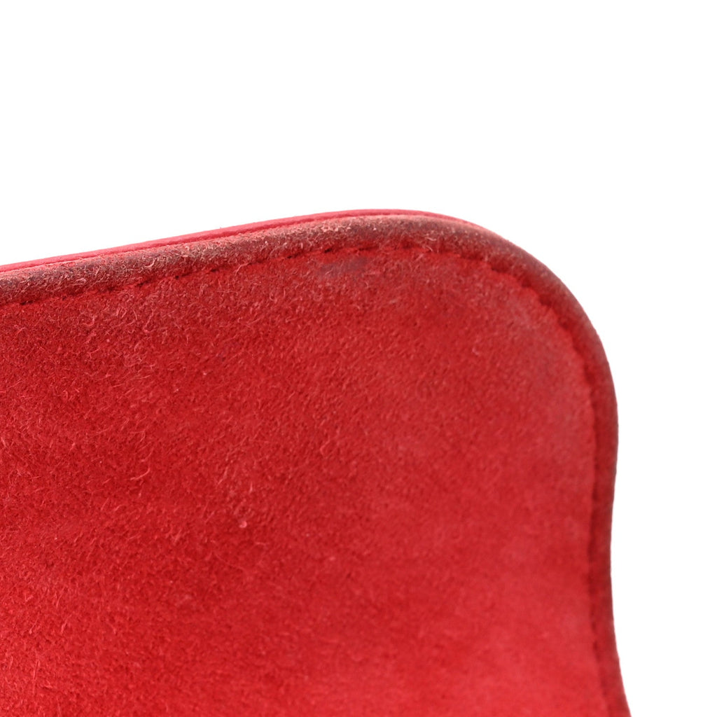 Christian Dior Lambskin Cannage Medium Lady D-Joy Red