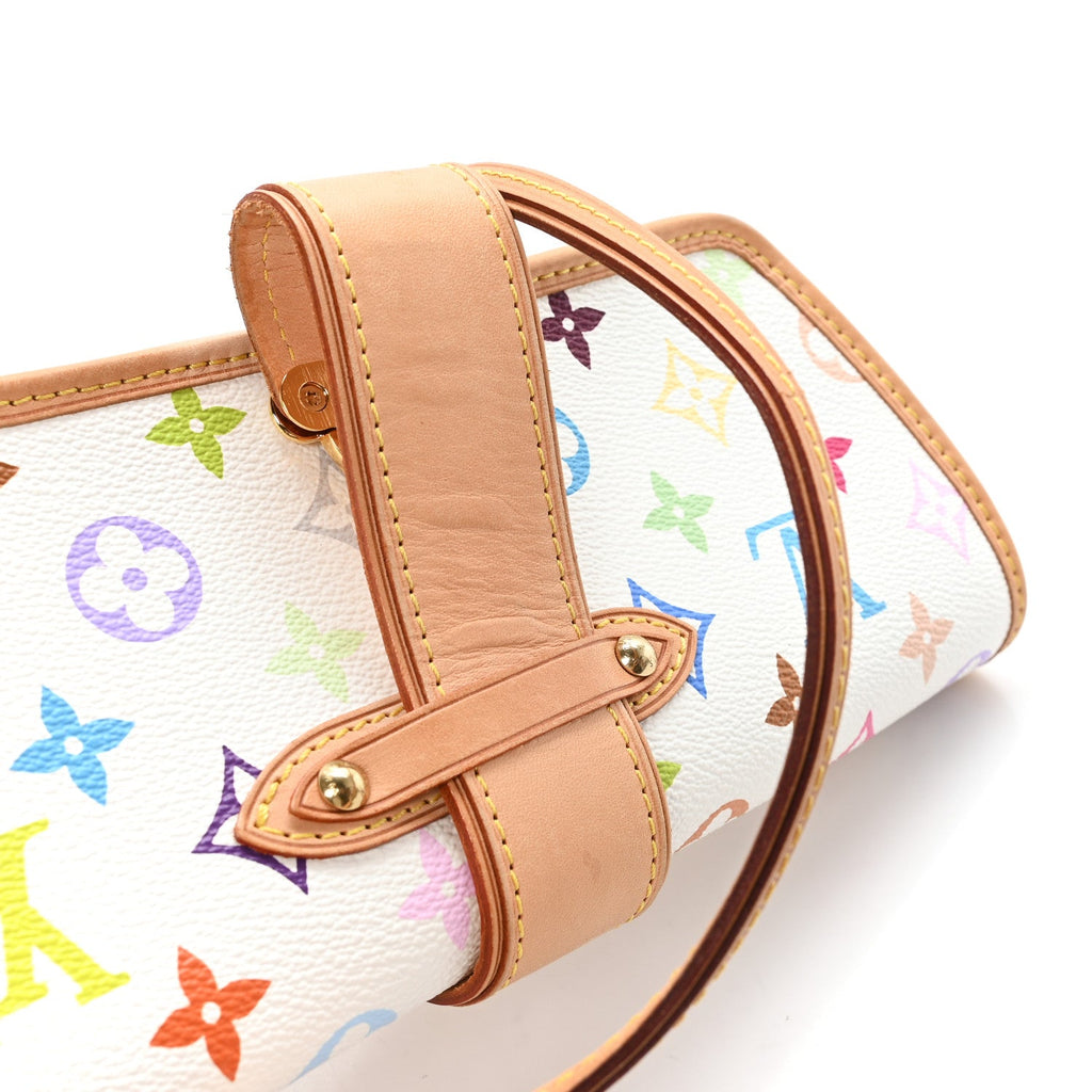 Louis Vuitton Monogram Multicolor Shirley White