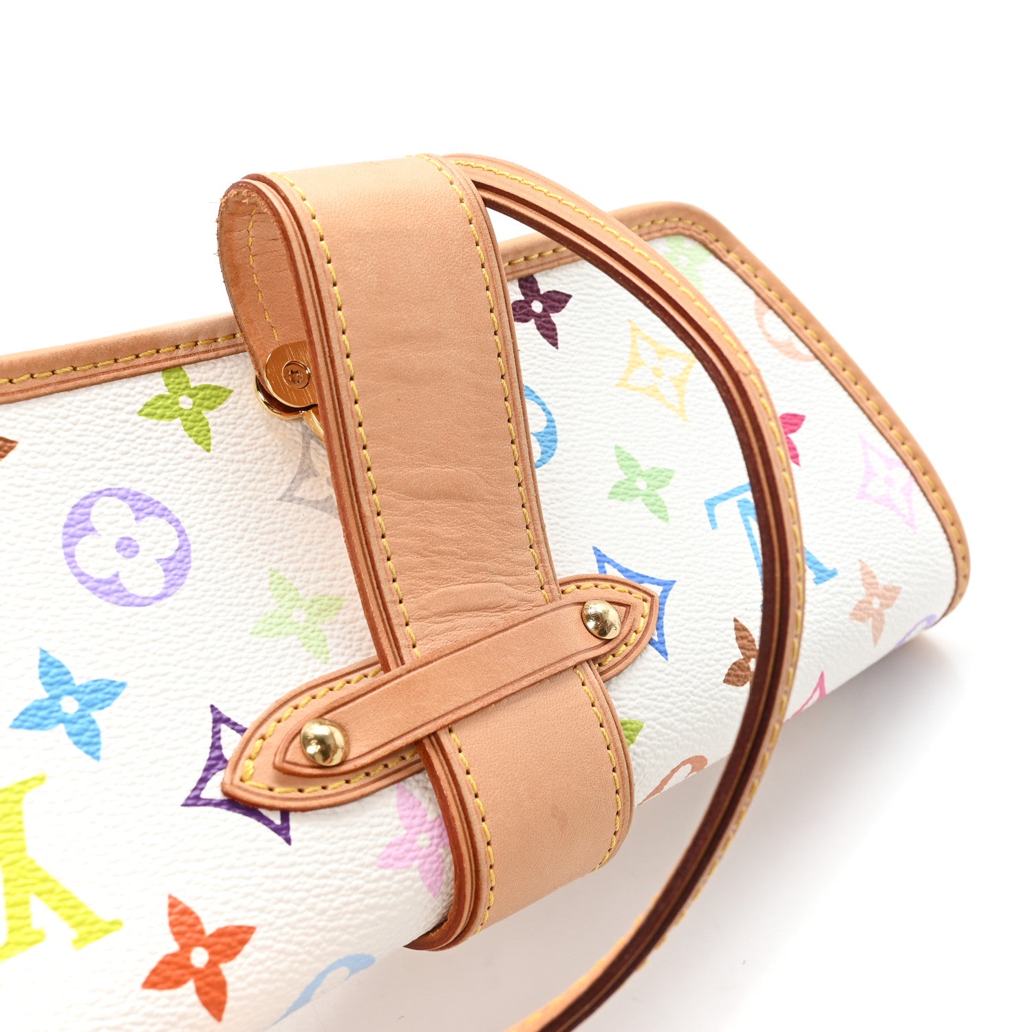 Louis Vuitton Monogram Multicolor Shirley White
