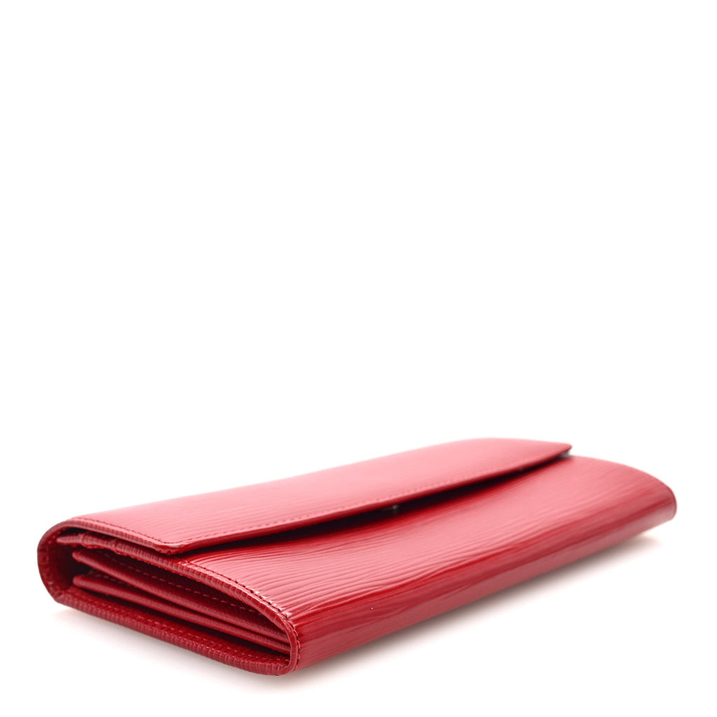 Louis Vuitton Epi Sarah Wallet Castillan Red