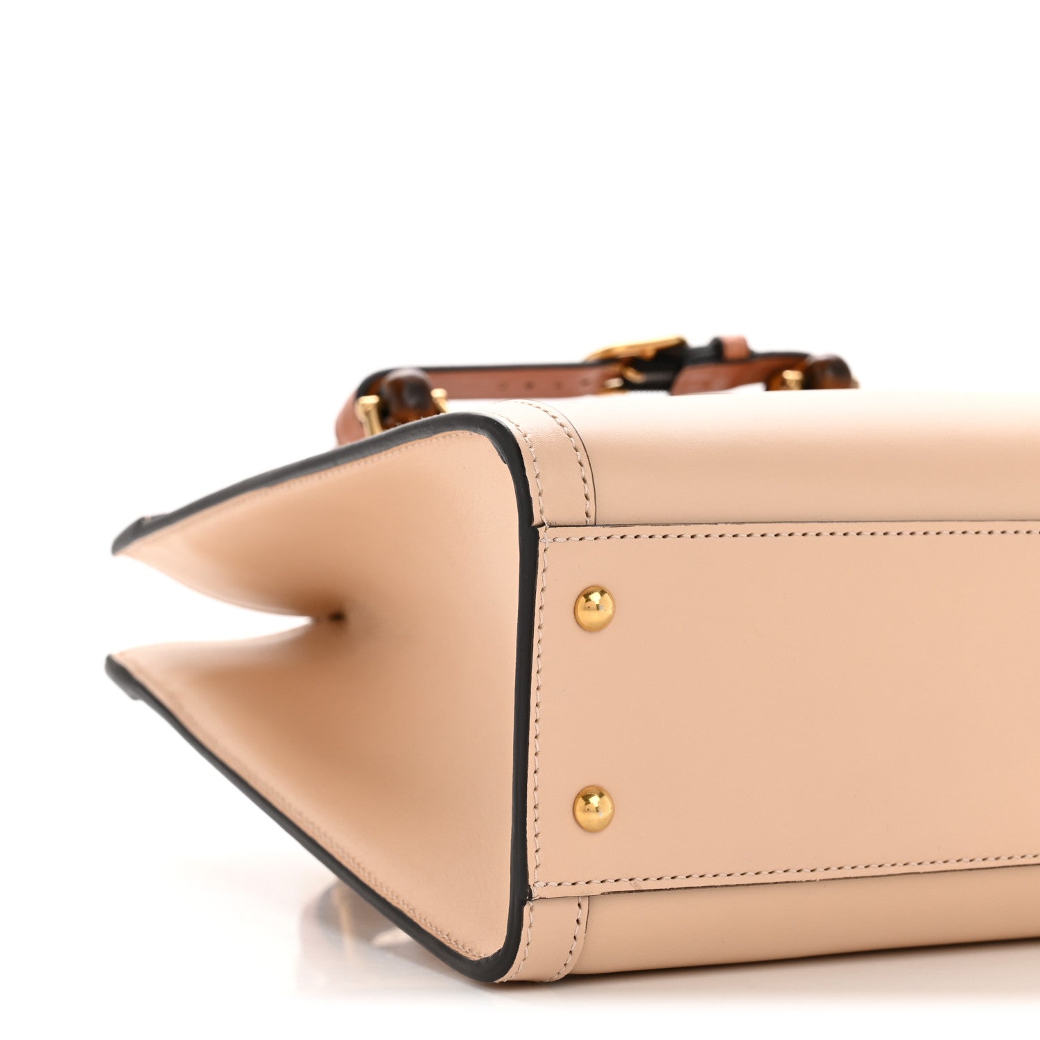 Gucci Calfskin Gucci Embossed Small Diana Tote Bag Pink