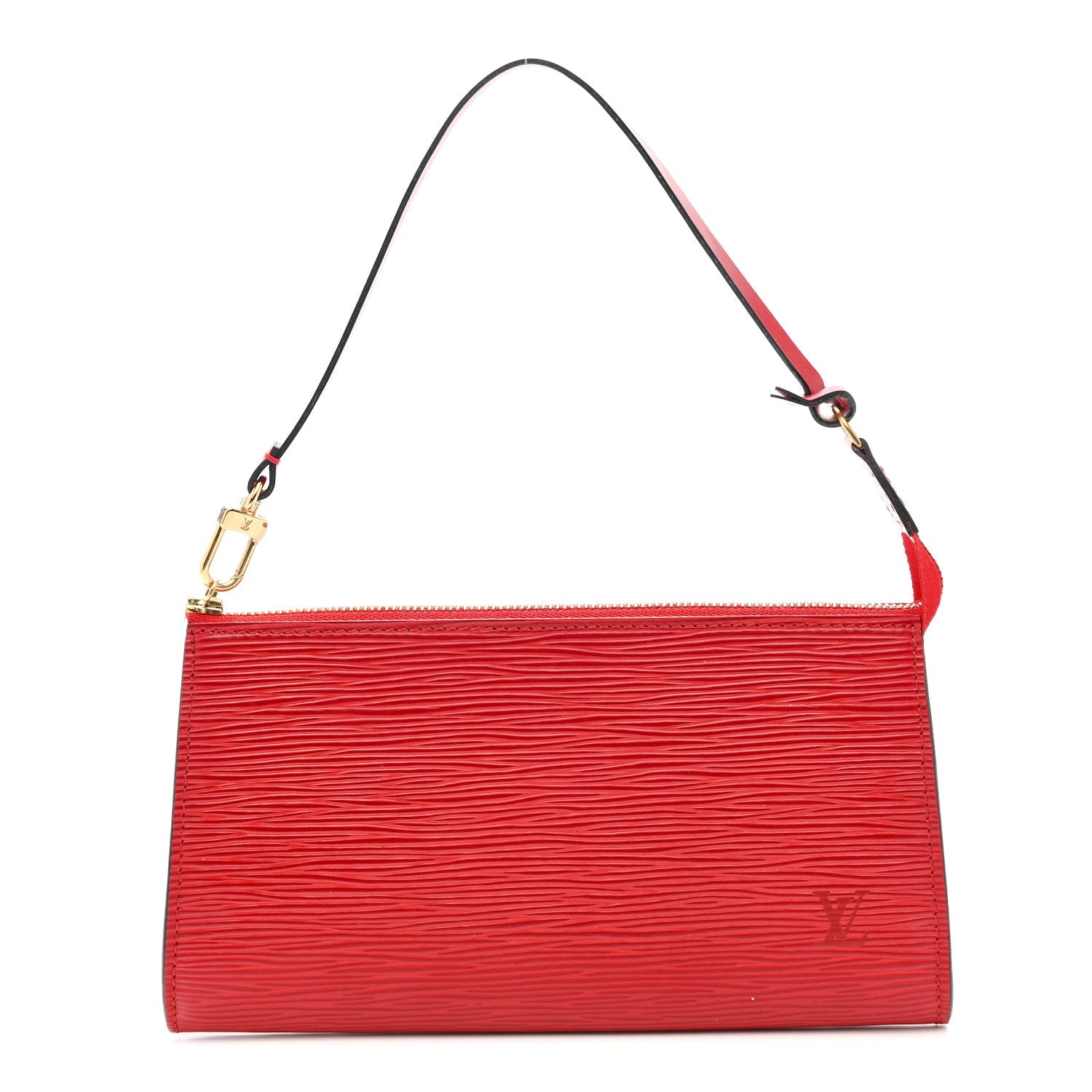 Louis Vuitton Epi Pochette Accessories 21 Castillan Red