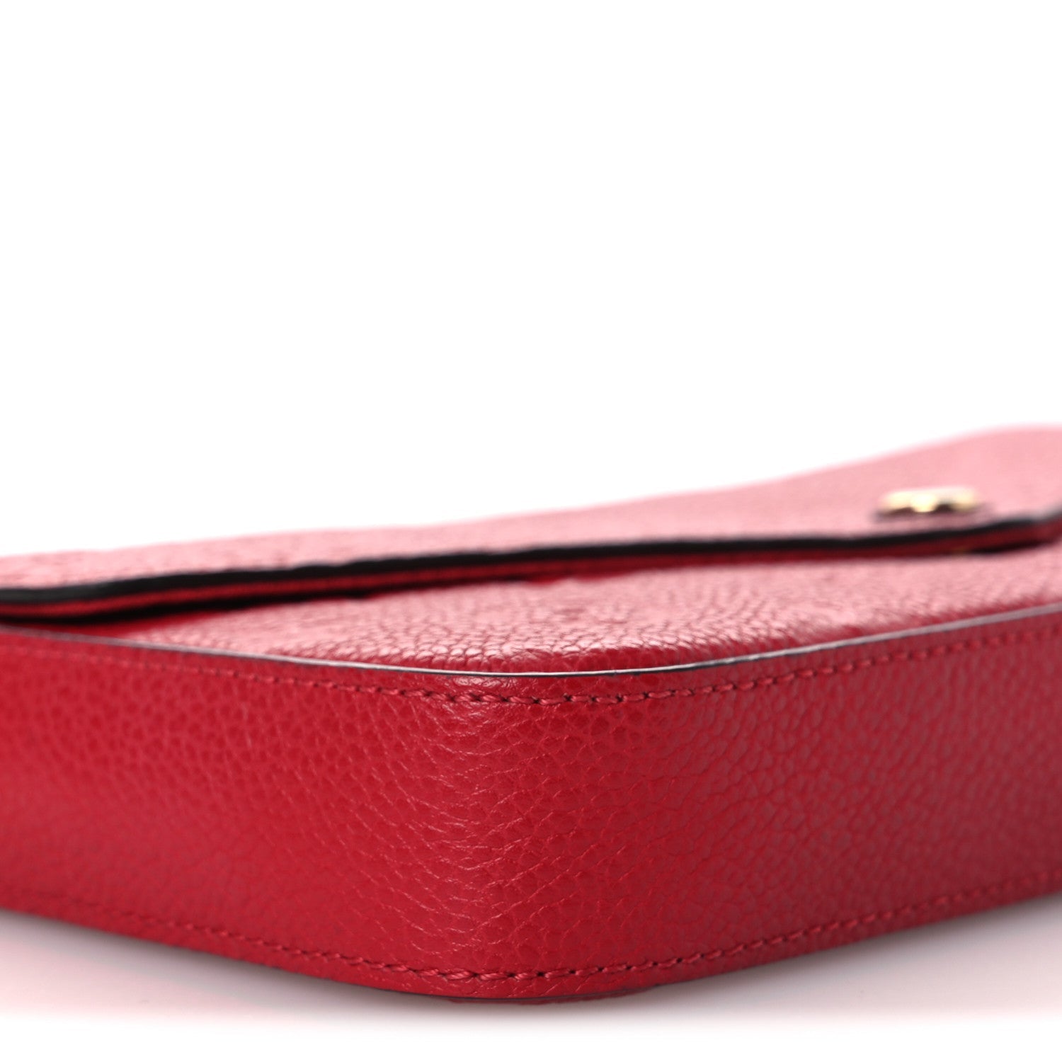Louis Vuitton Empreinte Pochette Felicie Chain Wallet Scarlet