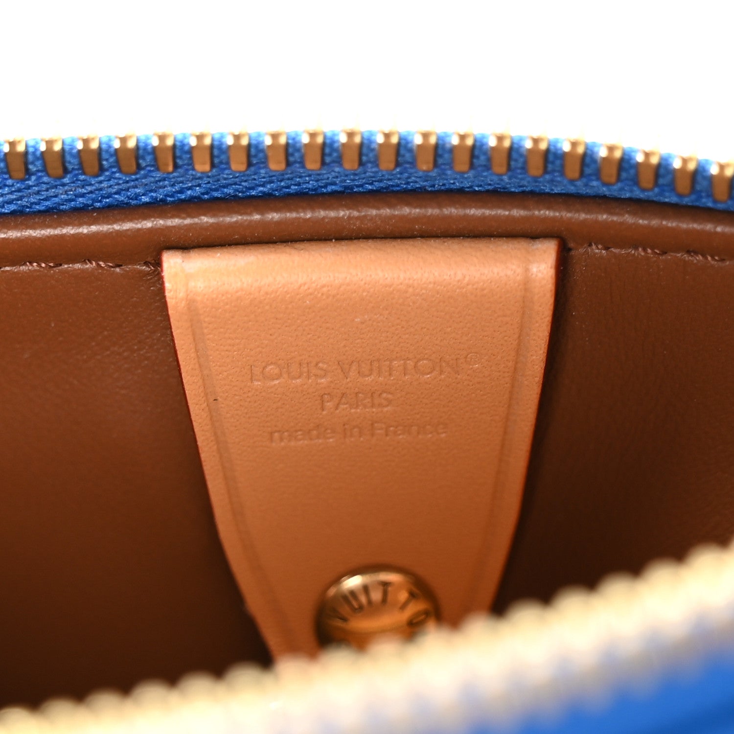 Louis Vuitton Calfskin Monogram Speedy P9 Bandouliere 20 Blue