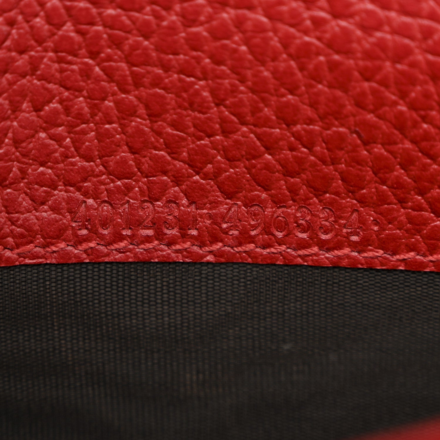 Gucci Calfskin Mini Dionysus Chain Wallet Hibiscus Red