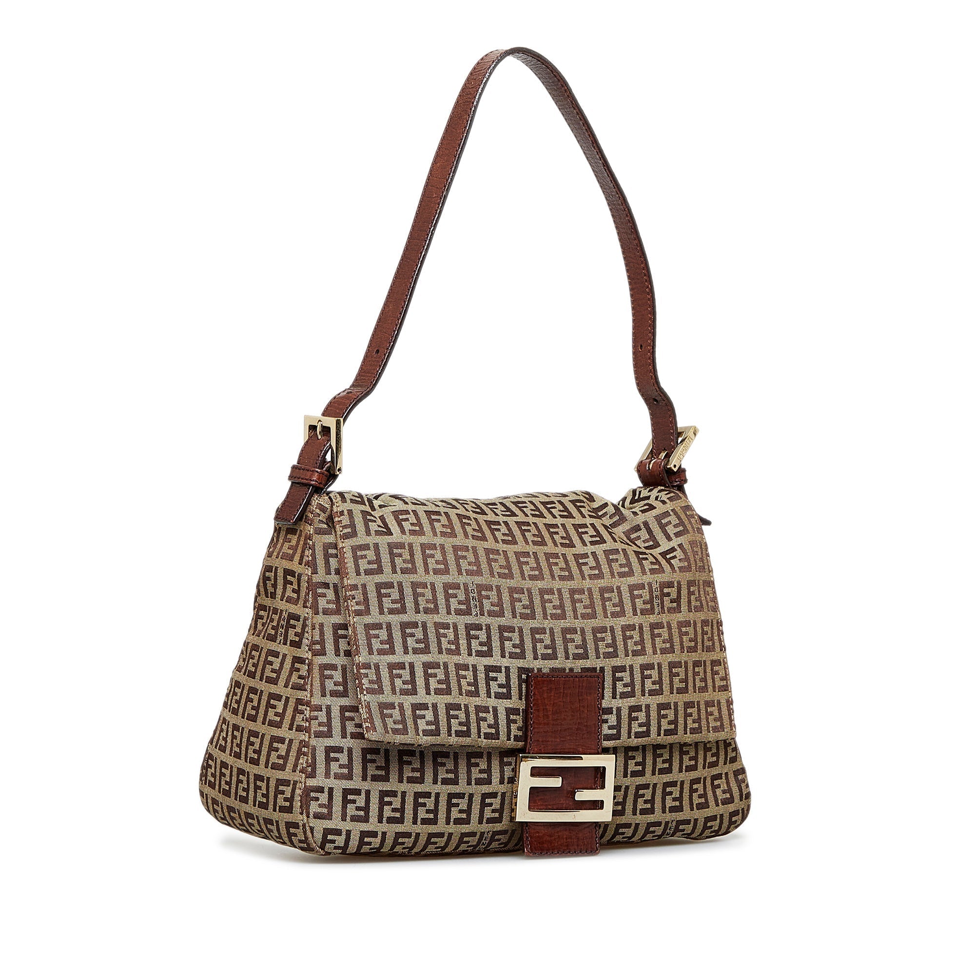 FENDI Zucchino Mamma Forever Brown