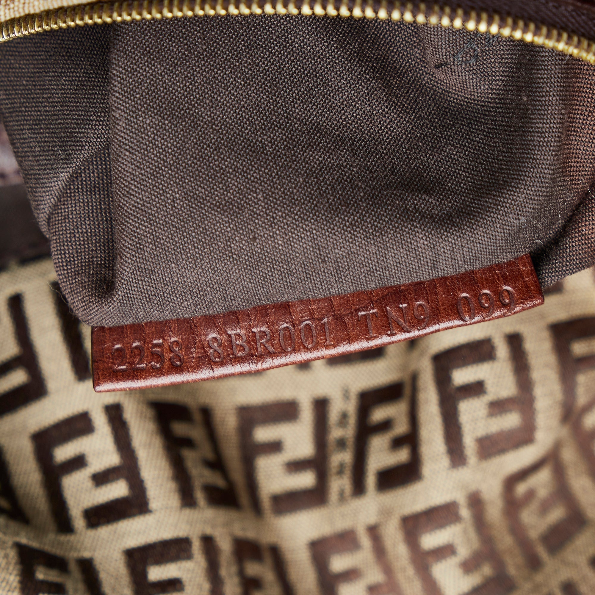 FENDI Zucchino Mamma Forever Brown