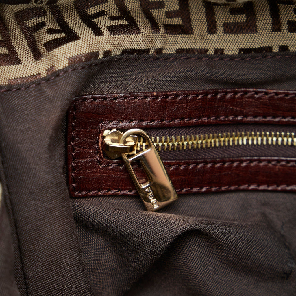 FENDI Zucchino Mamma Forever Brown