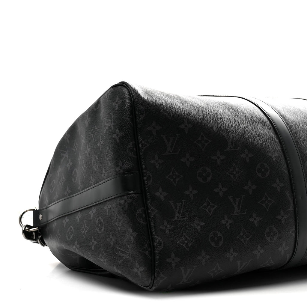 Louis Vuitton Monogram Eclipse Keepall Bandouliere 55