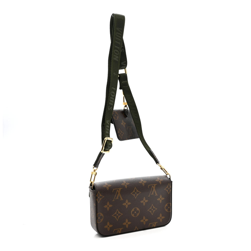 Louis Vuitton Monogram Felicie Strap & Go Kaki