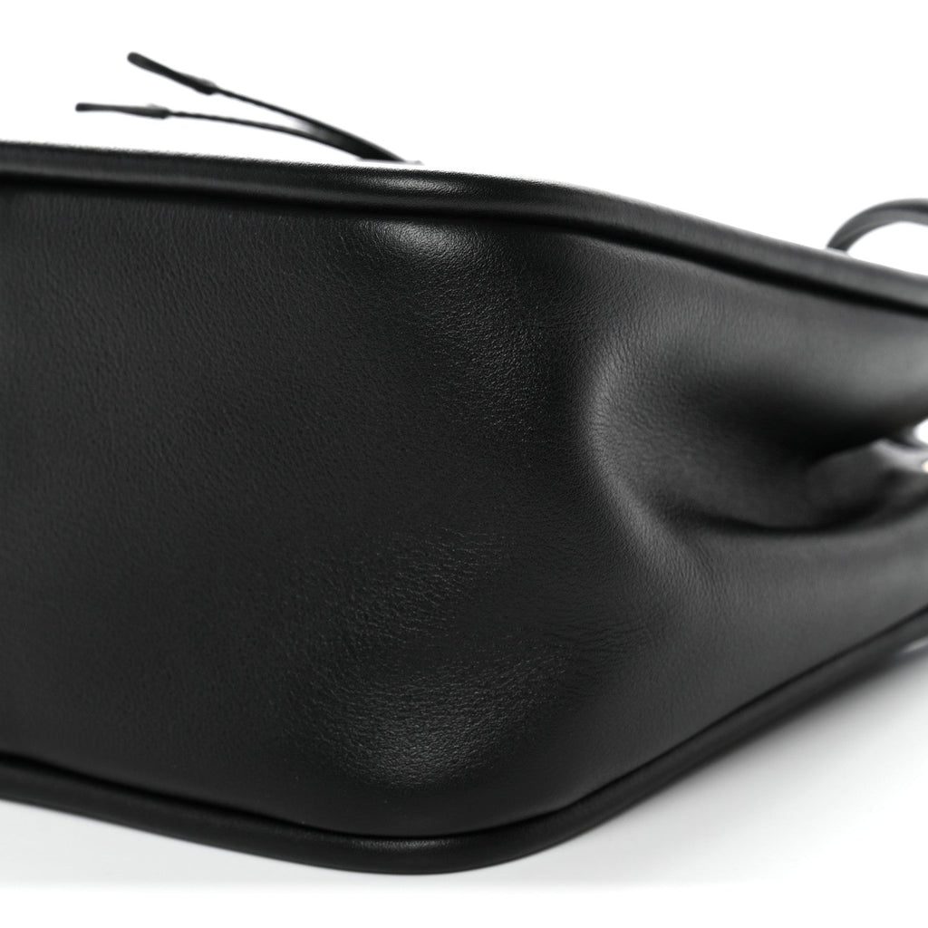 Prada Soft Calfskin Mini Darling Bucket Bag Black