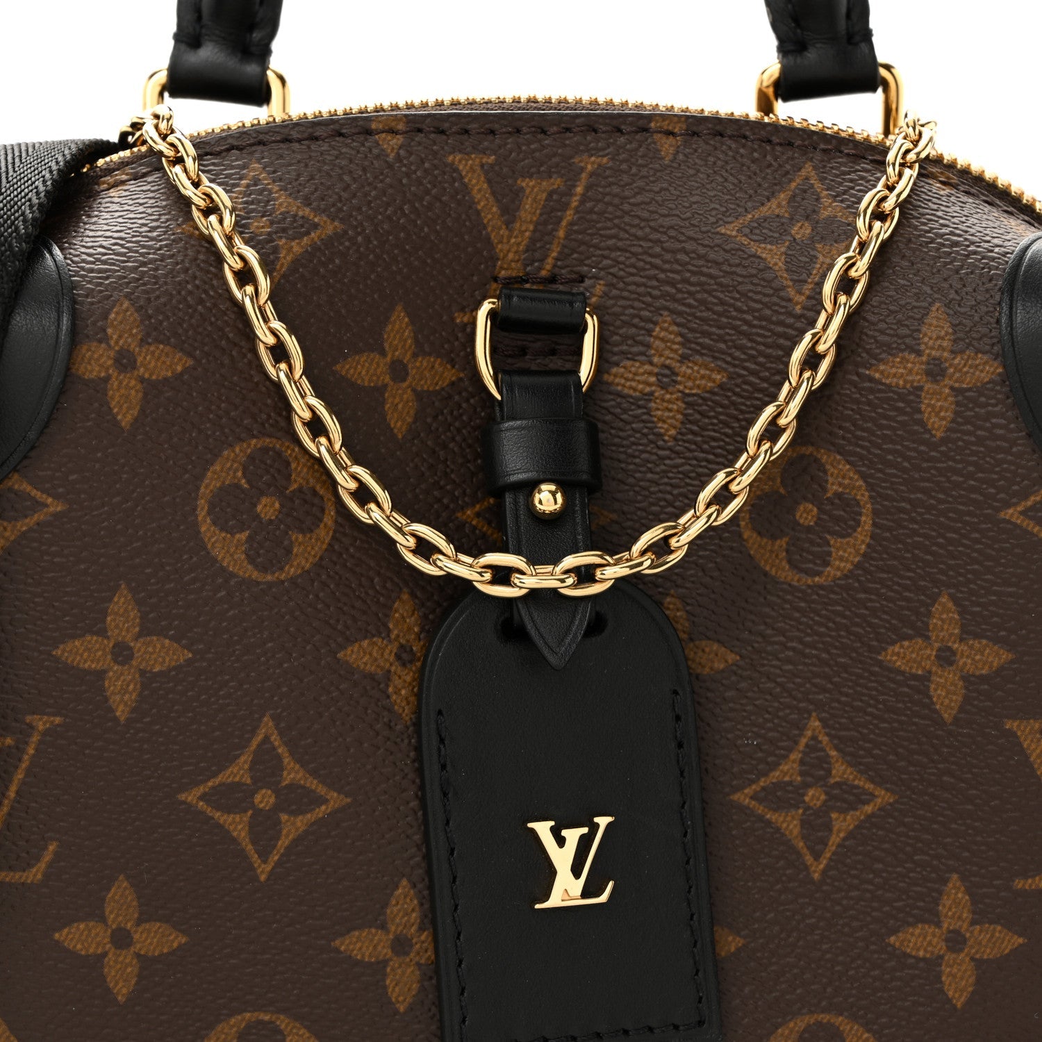 Louis Vuitton Monogram Petite Malle Souple Black