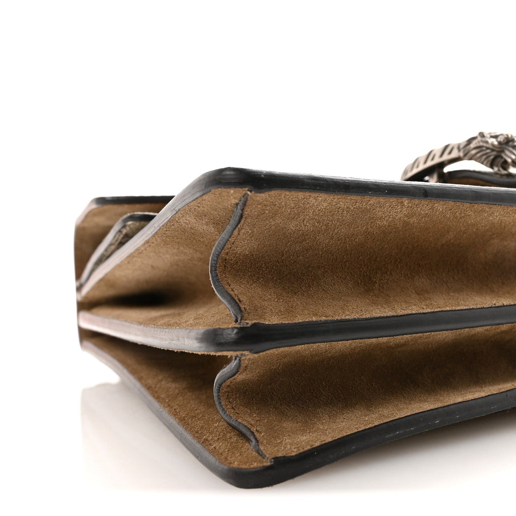 Gucci GG Supreme Monogram Medium Dionysus Shoulder Bag Taupe