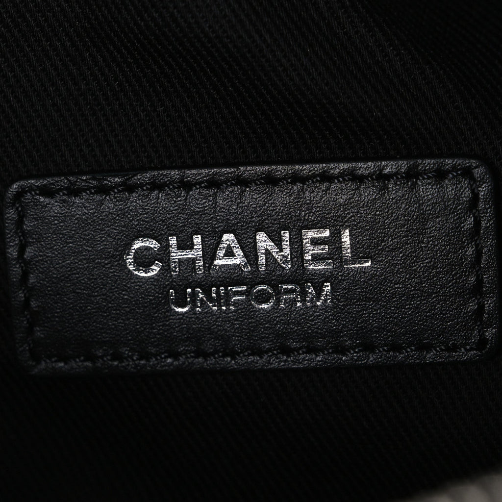 Chanel Lambskin Quilted Waist Belt Bag Black