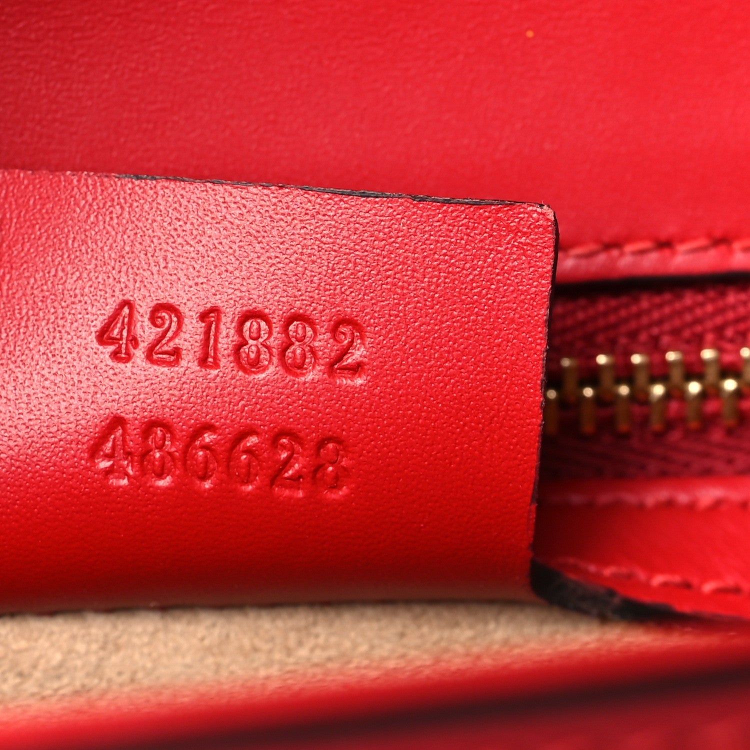 Gucci Calfskin Small Sylvie Shoulder Bag Hibiscus Red