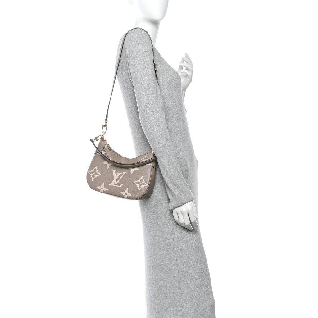 Louis Vuitton Empreinte Monogram Giant Bagatelle NM Tourterelle Creme