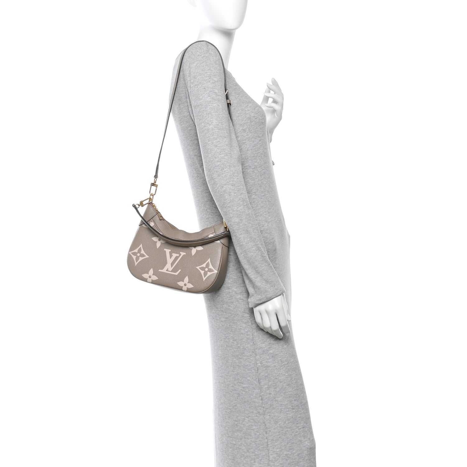 Louis Vuitton Empreinte Monogram Giant Bagatelle NM Tourterelle Creme
