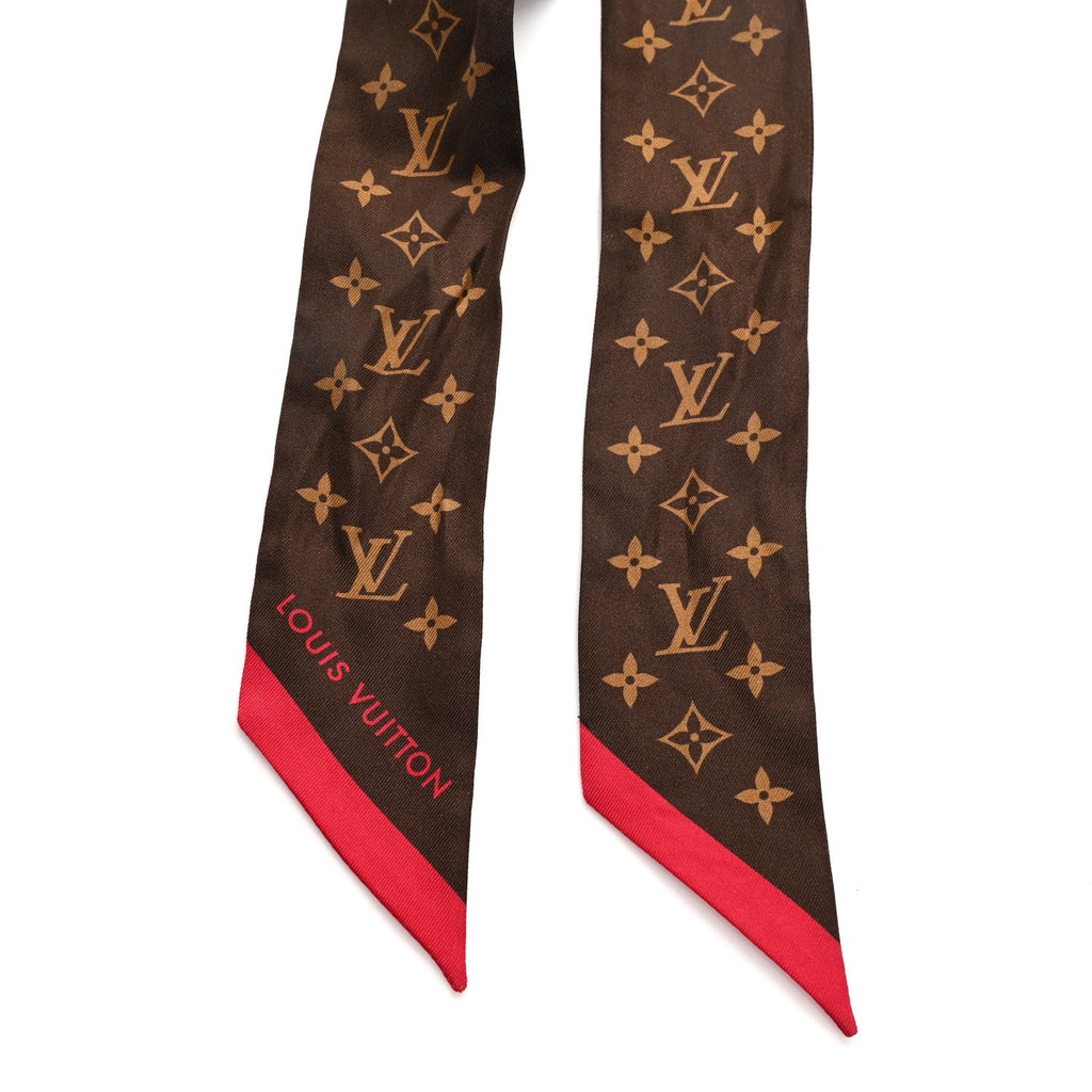 Louis Vuitton LV X TM Silk Monogram Cerises Bandeau Brown