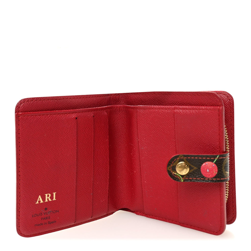 Louis Vuitton Monogram Cerises Compact Zippe Wallet