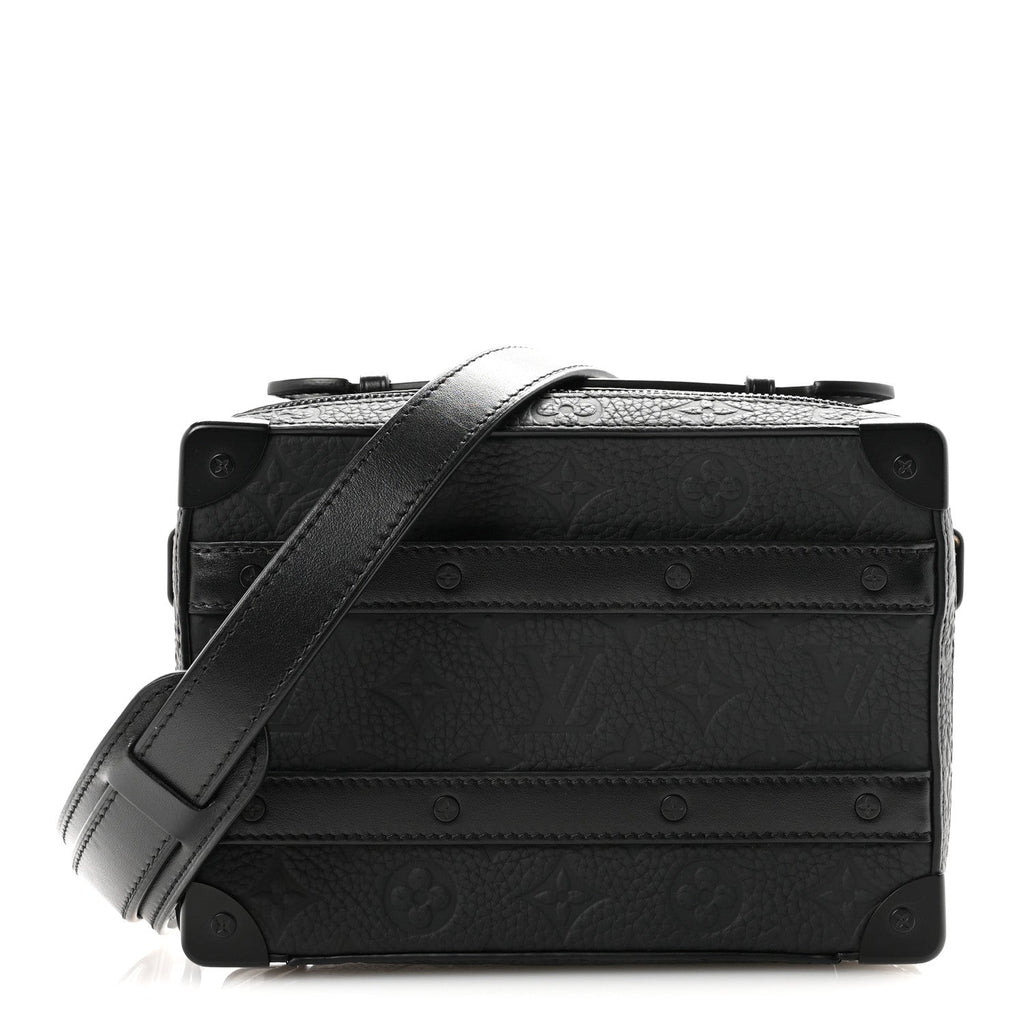 Louis Vuitton Taurillon Monogram Soft Trunk Black