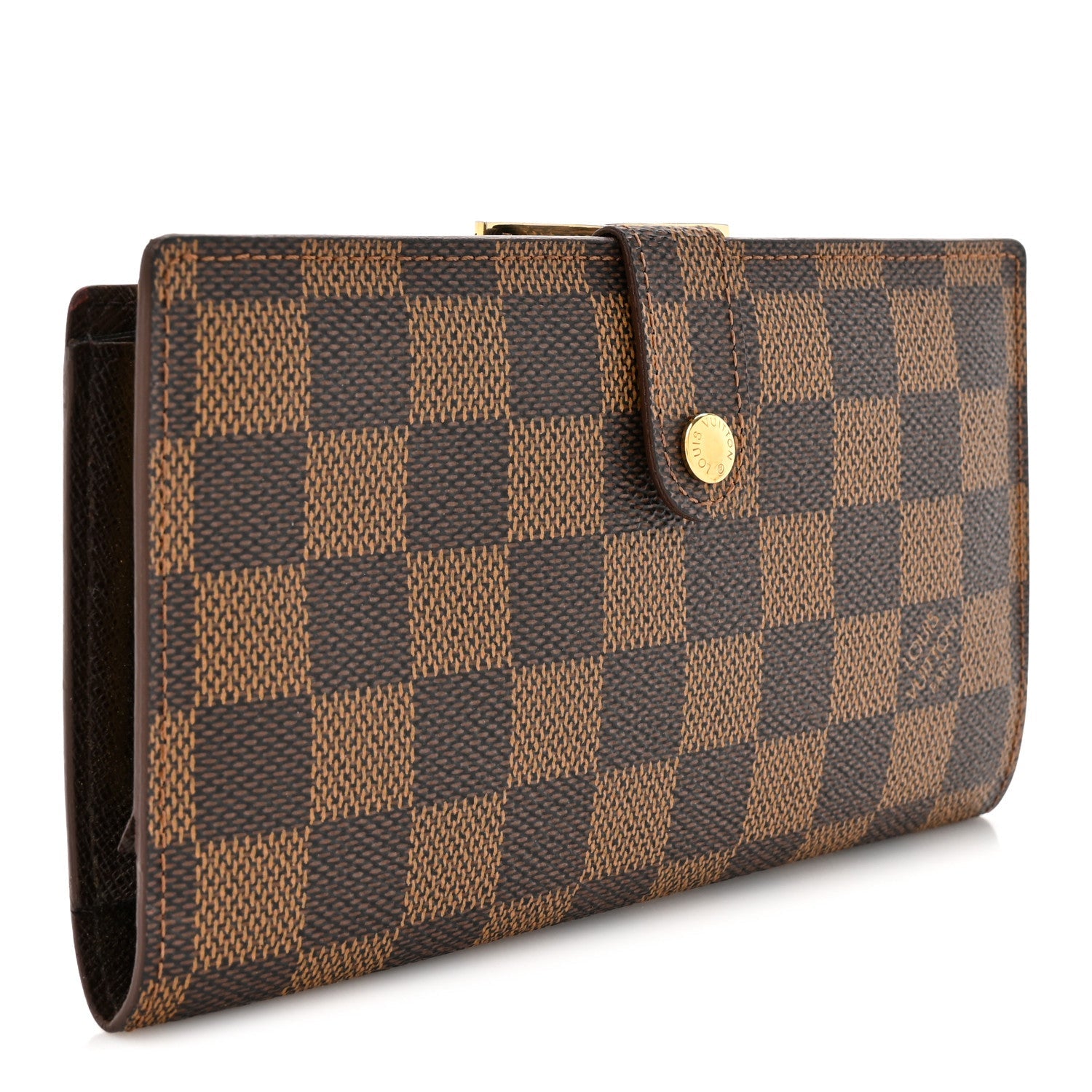 Louis Vuitton Damier Ebene Continental French Purse Wallet