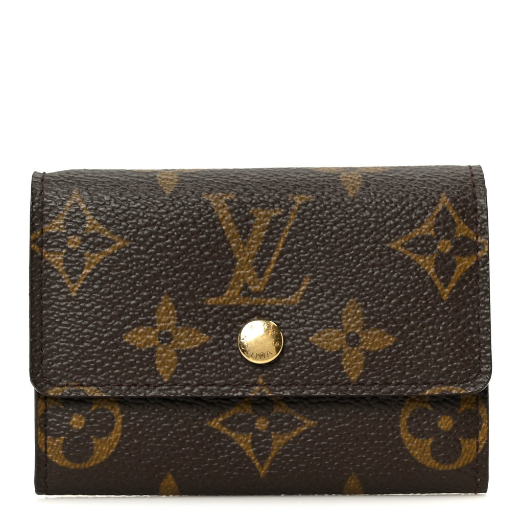 Louis Vuitton Monogram Porte-Monnaie Plat Coin Purse