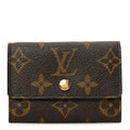 Louis Vuitton Monogram Porte-Monnaie Plat Coin Purse