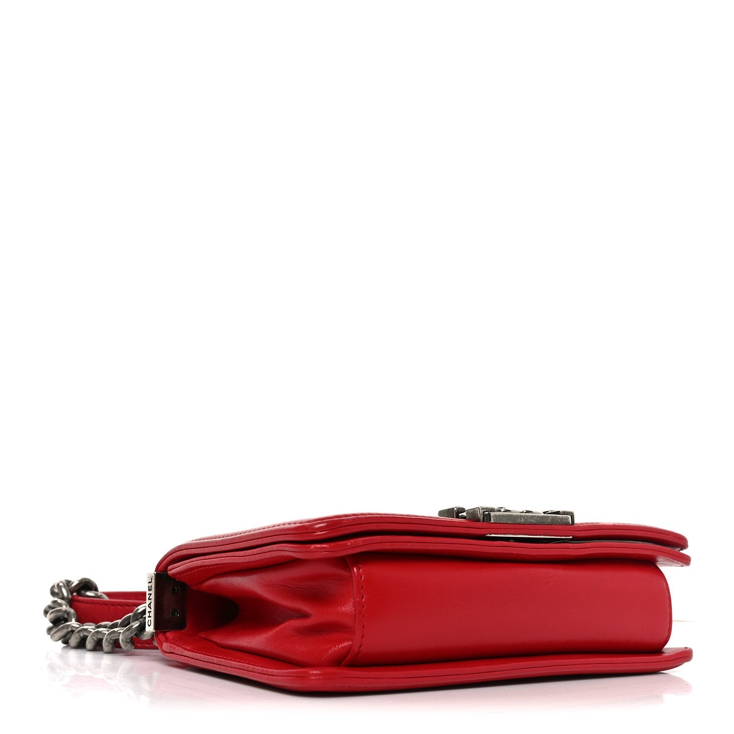 Chanel Galuchat Stingray Small Boy Flap Red