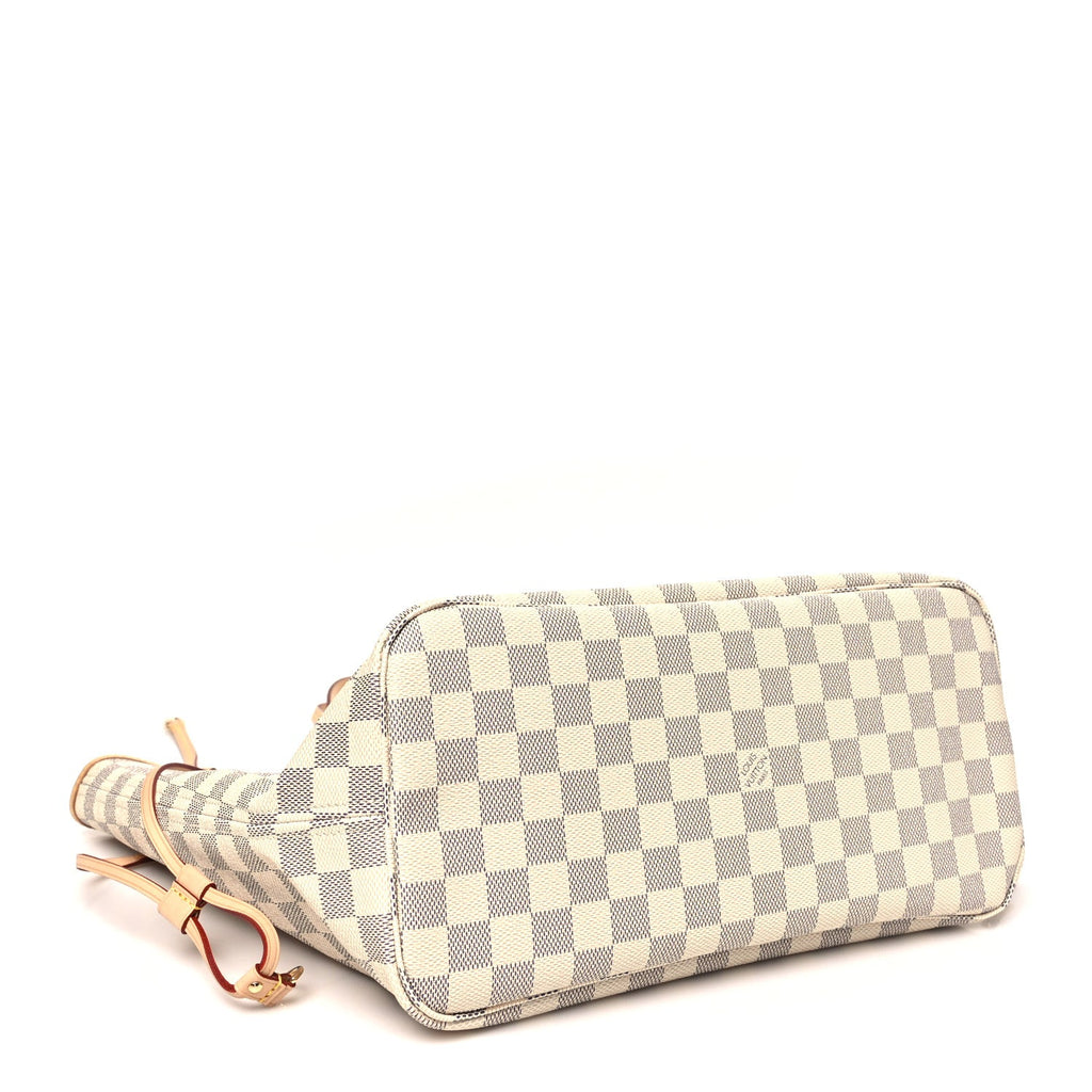 Louis Vuitton Damier Azur Neo Neverfull MM Rose Ballerine