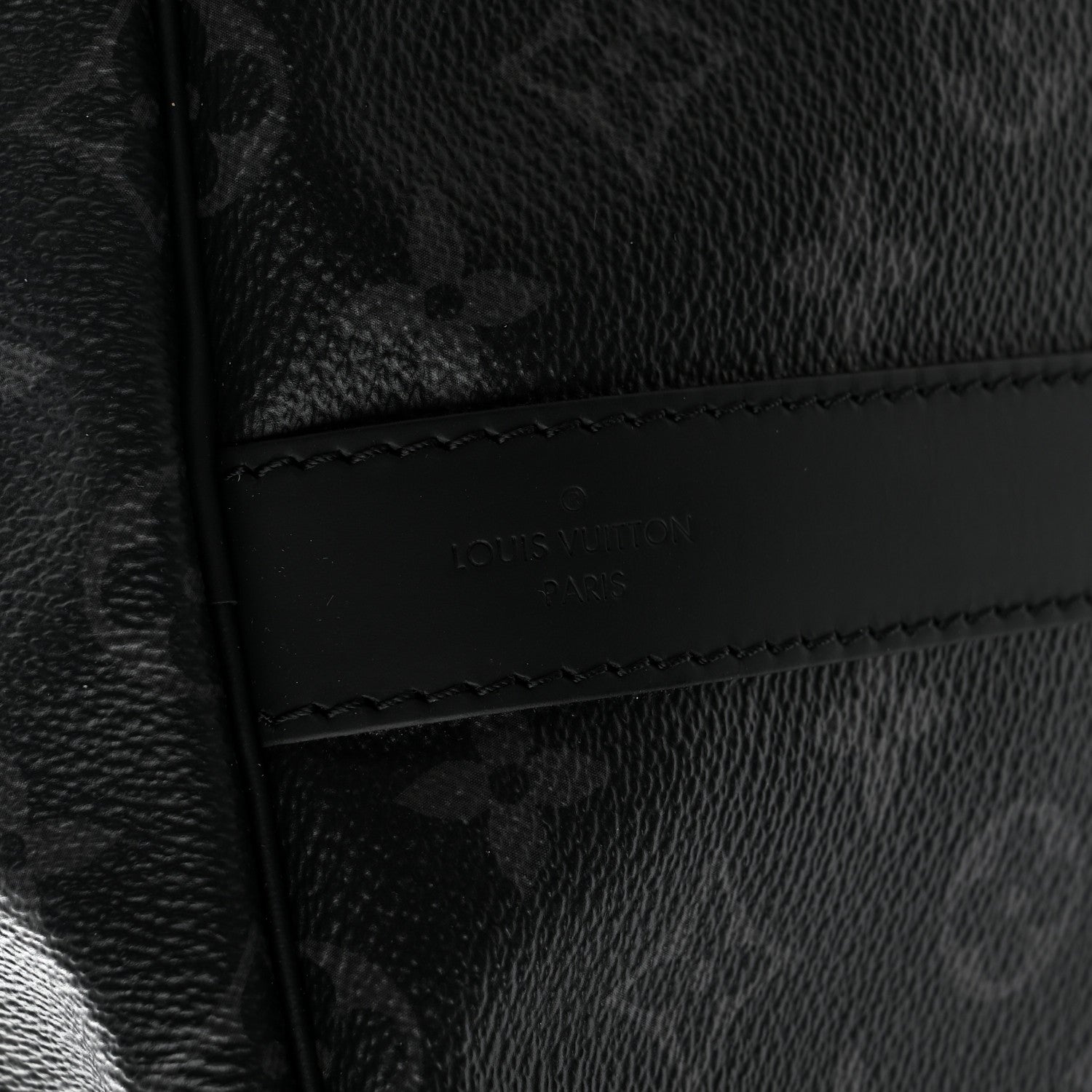 Louis Vuitton Monogram Eclipse Keepall Bandouliere 55