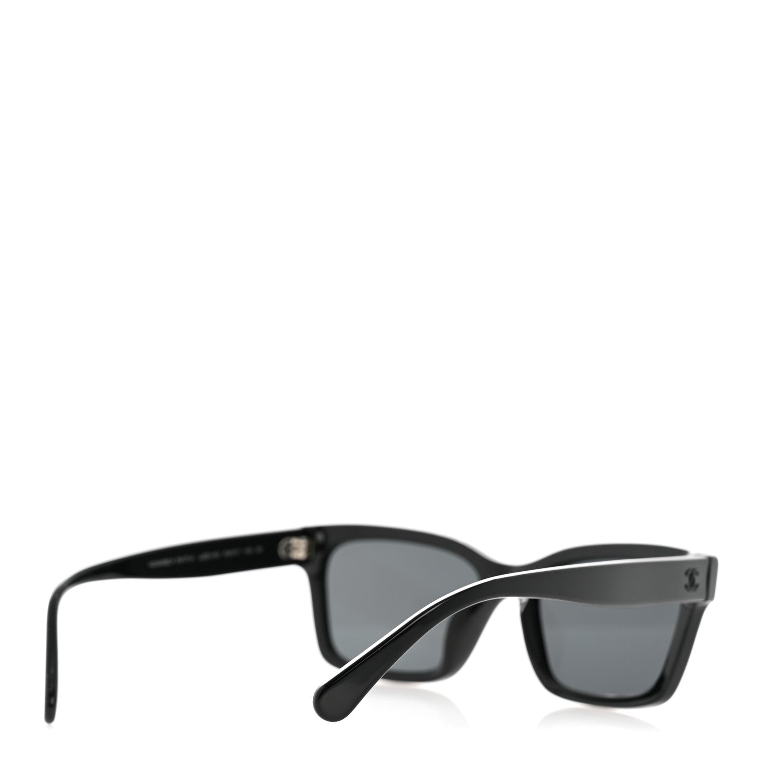 Acetate Polarized Square Sunglasses 5417-A Black