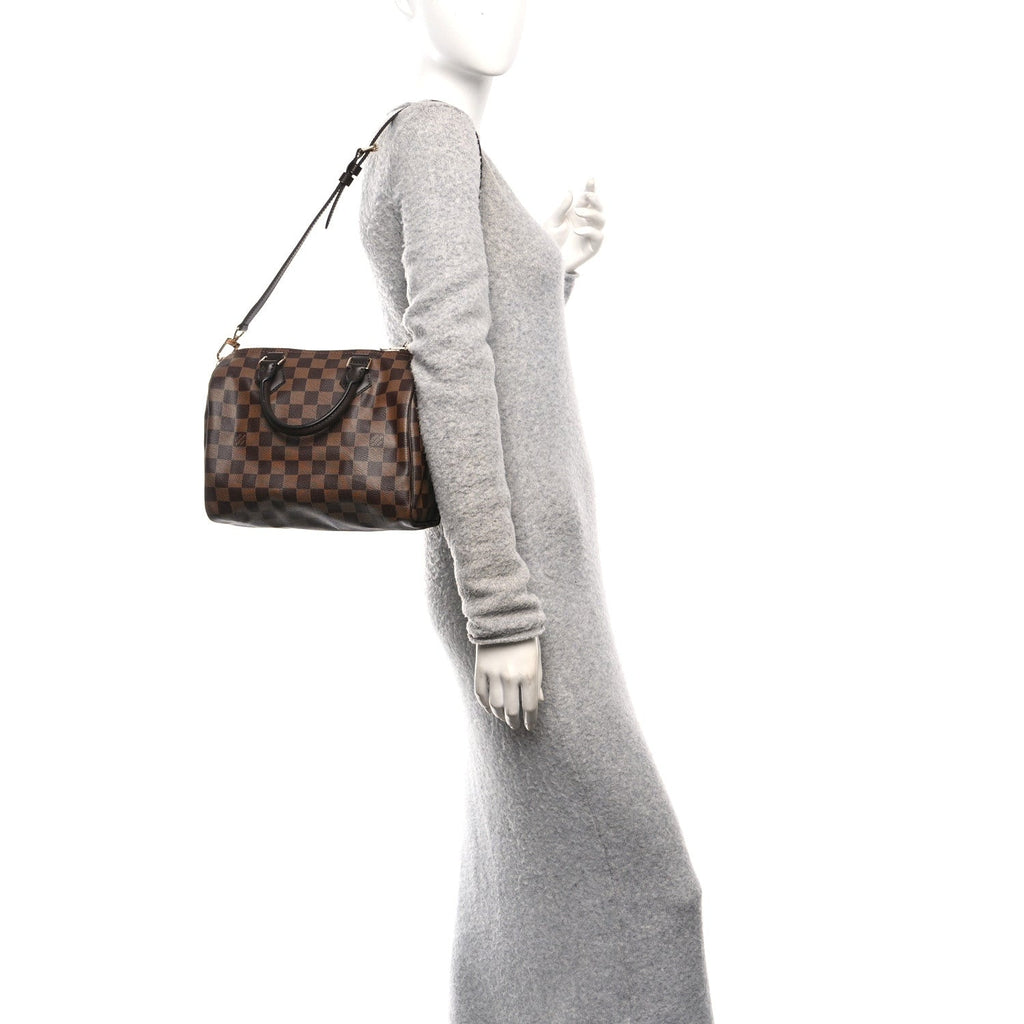 Louis Vuitton Damier Ebene Speedy Bandouliere 25