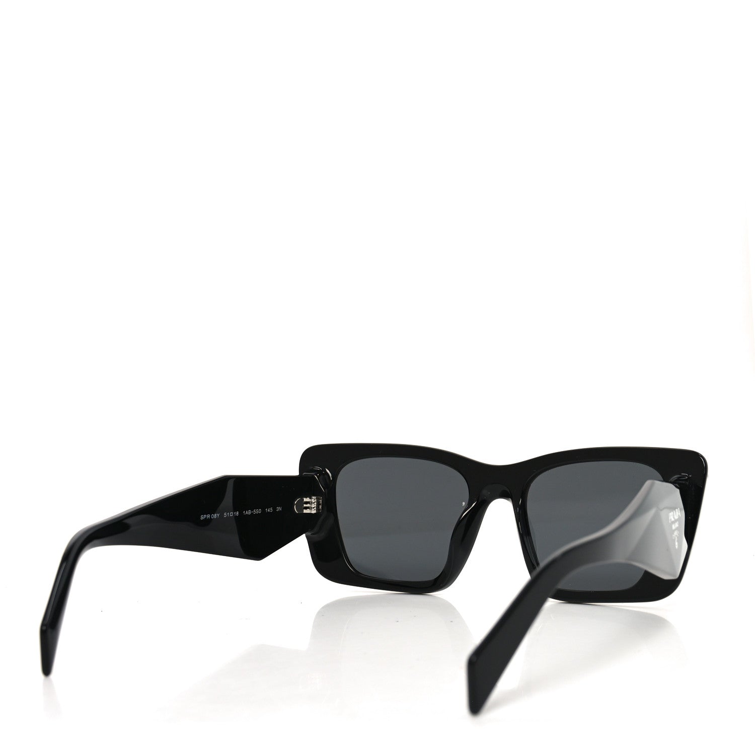 Prada Acetate Symbole Sunglasses SPR 08Y Black