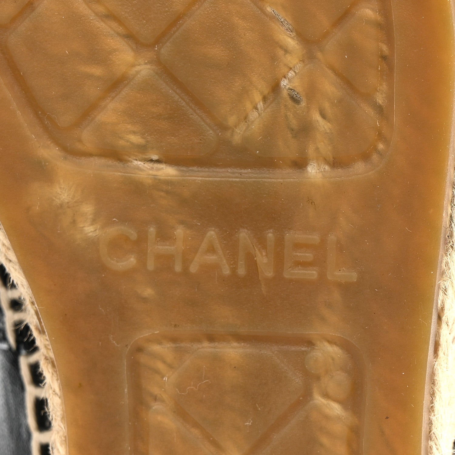 Lambskin CC Espadrilles 36 Black
