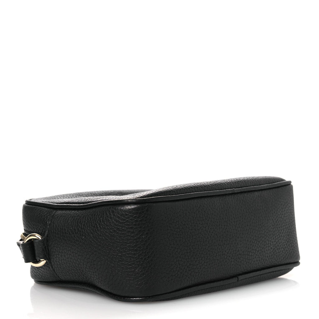 Gucci Pebbled Calfskin Small Soho Disco Bag Black
