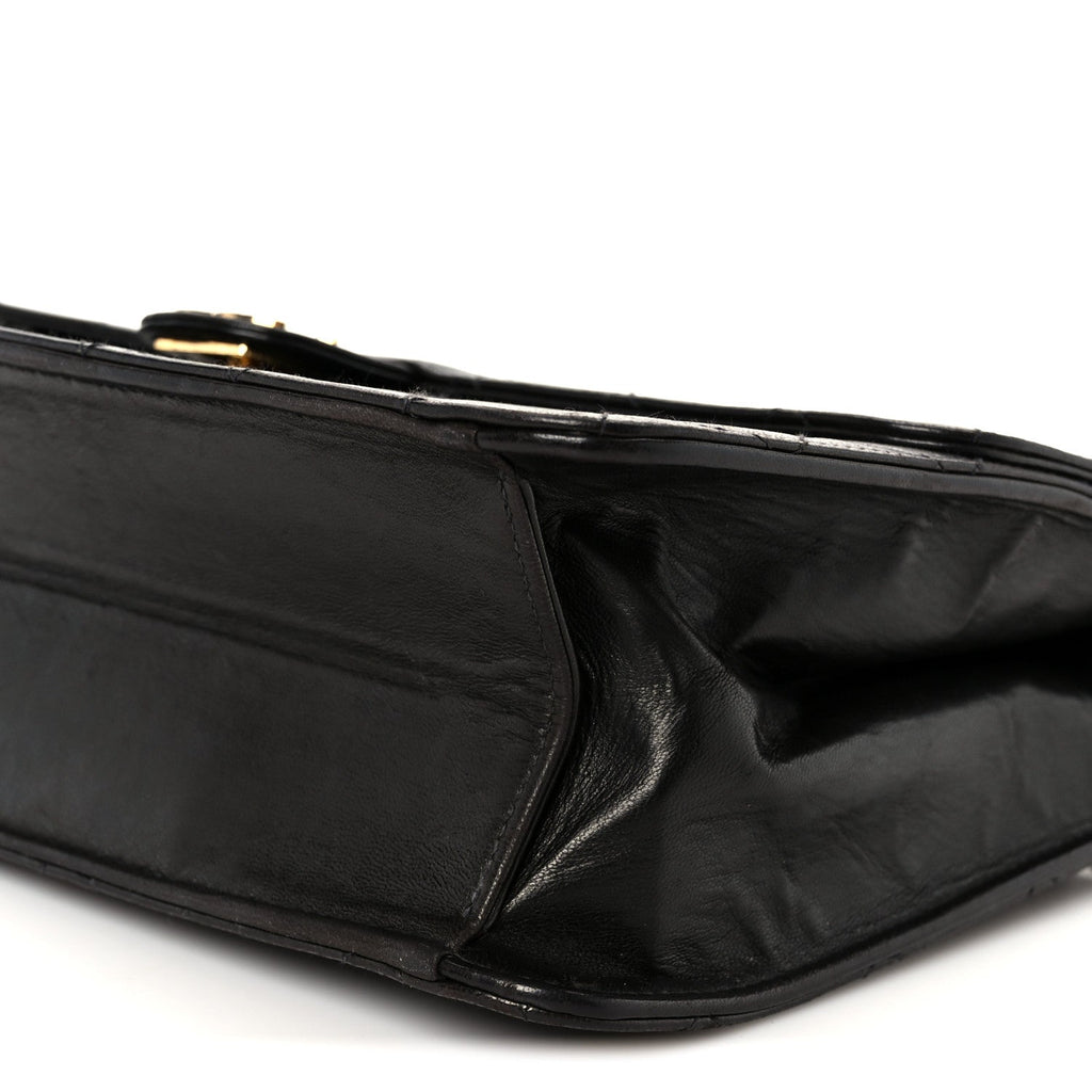 Chanel Lambskin Quilted Medium Single Flap Black