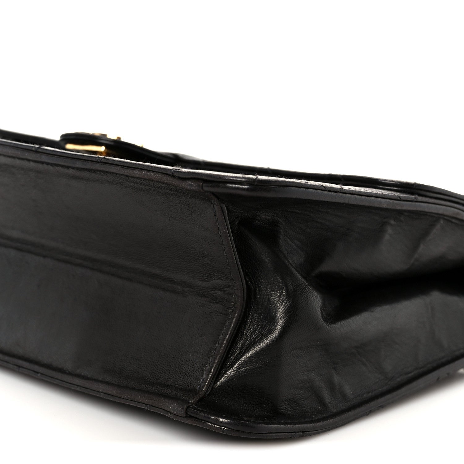 Chanel Lambskin Quilted Medium Single Flap Black