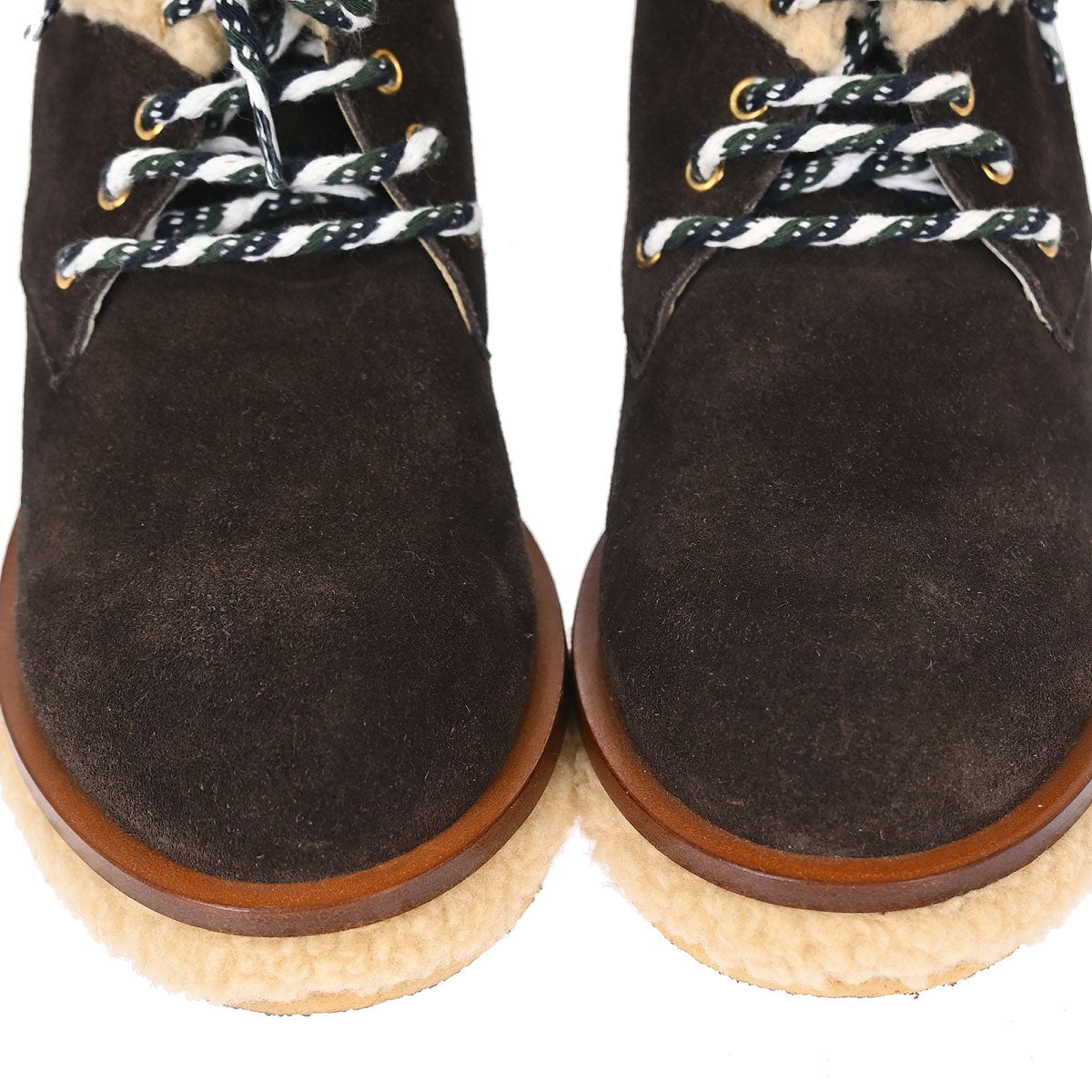Chanel * Short Boots Brown Shoes #36