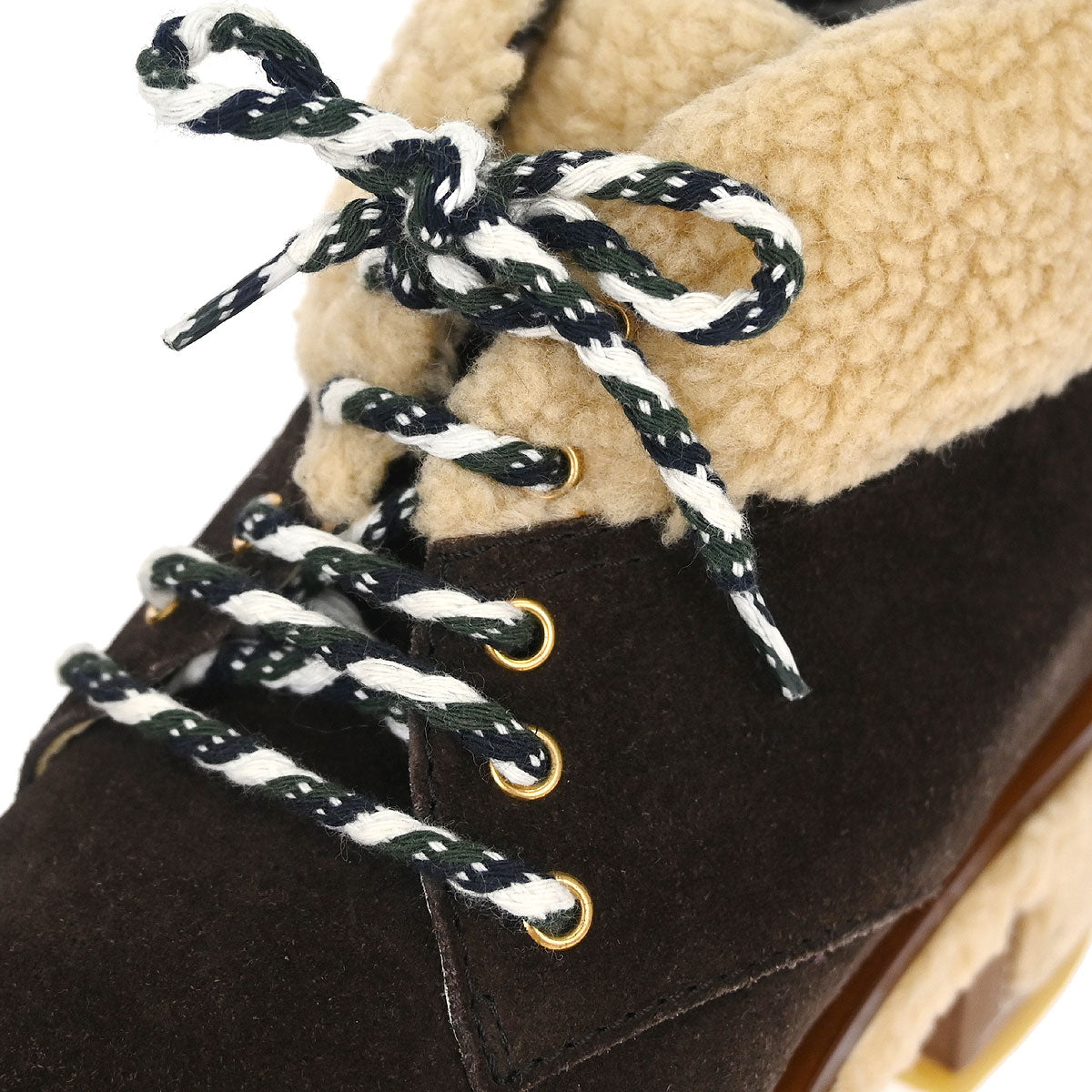 Chanel * Short Boots Brown Shoes #36