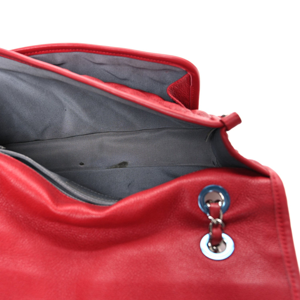 Chanel Caviar Quilted Medium French Riviera Flap Red